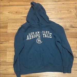 Aeropostale Teal Hoodie with Logo